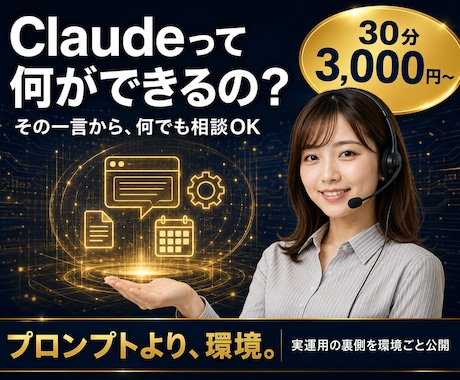 Claude活用を実運用者の環境を丸ごと見せます Chat/Cowork/Code対応｜AIと運営する裏側公開 イメージ1