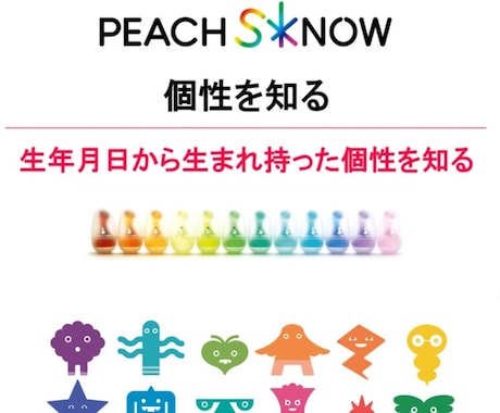 生年月日と色を使ってあなたの個性や才能を分析します 5160分の1の個性からあなたの天命を知る イメージ1