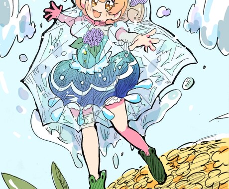 ポップなイラスト作成いたします 楽しい気持ちになれるイラストをお届けします！ イメージ2
