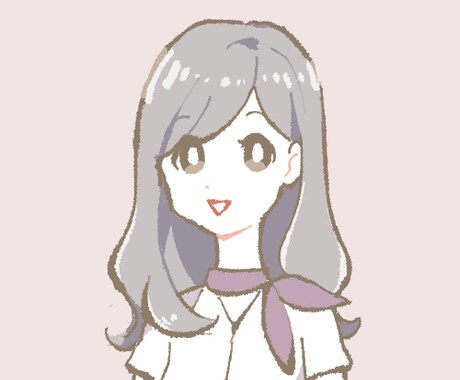 大人かわいいSNSアイコン描きます おしゃれなイラストはいかがですか？ イメージ1