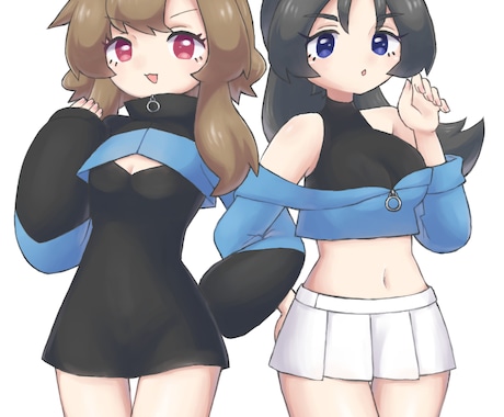 オリキャラ、夢主描きます 一枚絵から立ち絵まで対応します！ イメージ2