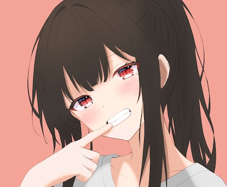 透明感のあるSNSアイコン描きます ご希望に添えるよう丁寧に仕上げます。 イメージ1