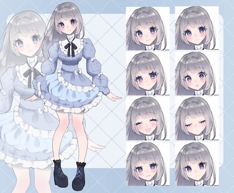商用利用可◎キラキラかわいいイラストをお描きします アイコンやサムネイル、立ち絵等可愛いイラストをお求めの方に！ イメージ2