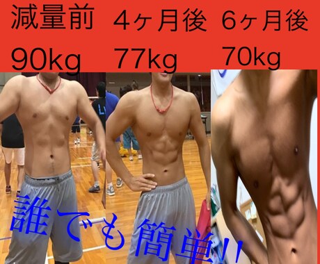 ダイエットや健康維持のトレーニング食事指導をします 知識、経験、実践(300人)を元にサポートさせていただきます イメージ1