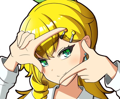 アイコン作成承ります くっきりした線画で小さく表示されてもキャラのイメージがわかる イメージ1