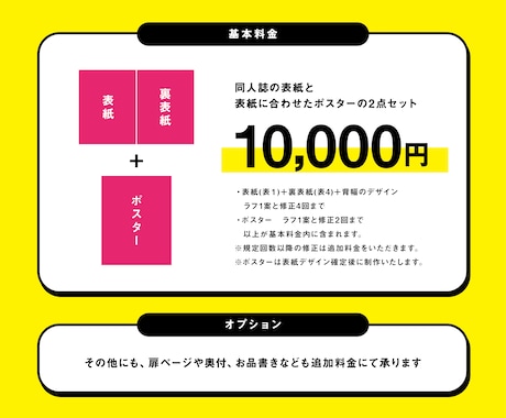 イベントセット!同人誌の表紙&ポスターを制作します どんなジャンルでも大歓迎!表紙に合わせたポスターも制作します イメージ2