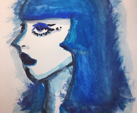 オリジナルイラスト画を描きます 沢山の色を合わせることで独自の色を生み出して絵を描いています イメージ1