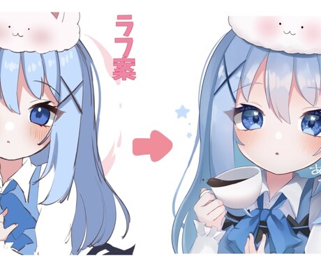 キャラクターイラスト作成します snsのアイコンヘッダー、オリジナルキャラクター制作など！ イメージ2