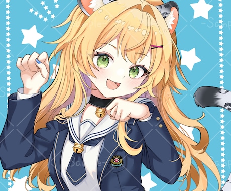 アイコン、一枚絵☆立ち絵、目を引くイラスト描きます サムネ、MV、live2D,YouTube、歌ってみたなども イメージ2
