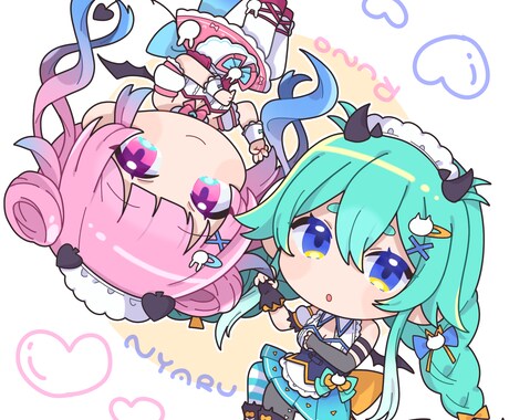 デフォルメアイコンお描きします かわいいデフォルメイラストをアイコンにしてみませんか？ イメージ1