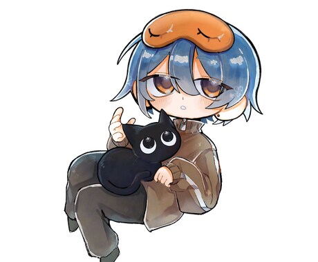 デフォルメイラスト(ちびキャラ)描きます イメージ1