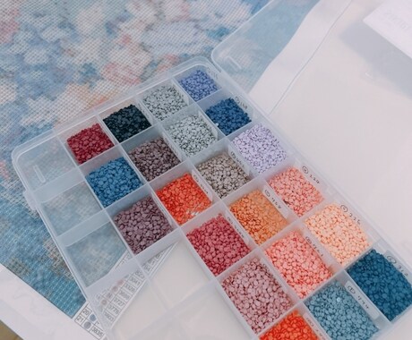 ダイヤモンドアートの制作代行をいたします 完成できていないダイヤモンドアート、ぜひお作りします！ イメージ1