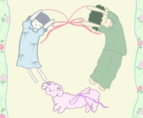 タッチのイラスト・アイコン作ります 手描き感あふれるゆるいイラストです イメージ1