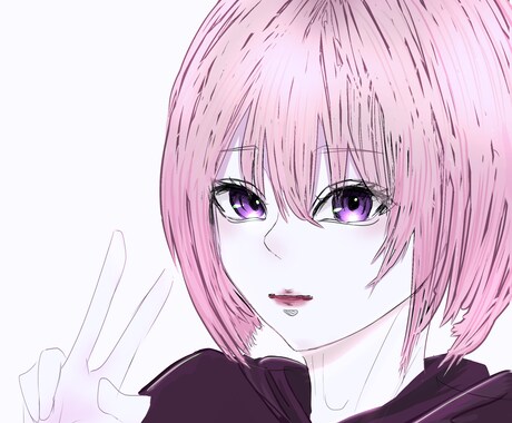 歌ってみたのサムネやSNSアイコン描きます 安価でイラストを購入したいと思っている方へ届いてほしいです！ イメージ2