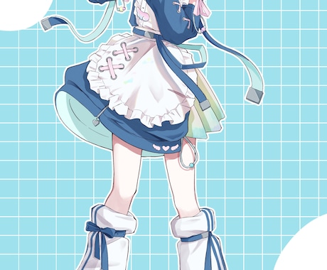 テーマにあったキャラデザします テーマ、イメージにあった絵柄で立ち絵、キャラデザします！ イメージ2