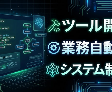 AIを駆使して業務効率化ツール・アプリ制作します 開発会社より圧倒的に低コスト＆最速であなたの理想を形にします イメージ1