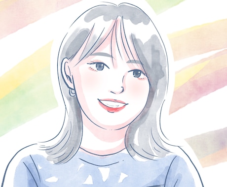 SNSアイコンイラストお描きします カラフルな”にじいろ”のイラストで癒しと元気をお届けします。 イメージ2