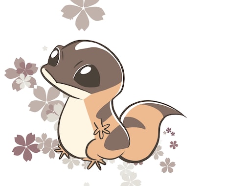 可愛い♡生き物のイラスト描きます カエルや爬虫類を中心に、生き物を可愛くイラストにします♬︎ イメージ2
