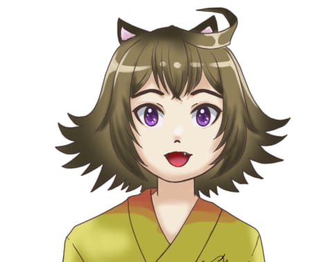 Vライバーキャラクター立ち絵販売します IRIAMなどで使えるVライバーキャラクター立ち絵完成品です イメージ1