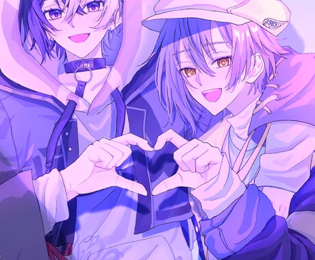 サムネイルやMVイラスト等を作成します サムネイル、立ち絵、1枚絵、MVイラストやグッズイラスト等 イメージ2