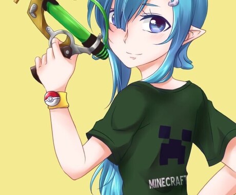 女の子のイラスト描きます オリジナルから版権物でも大丈夫です！ イメージ2