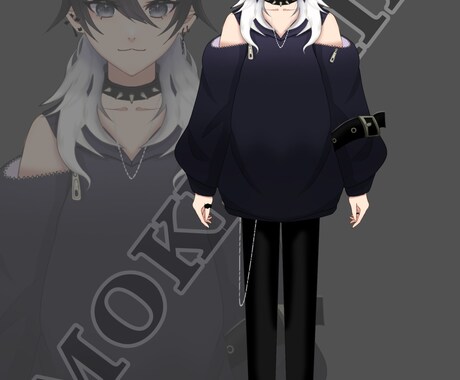 立ち絵イラスト作成いたします かわいい系からカッコイイ系まであなたの理想に応えます。 イメージ2