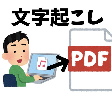 音声書き出し　音声を文字起こしします 安く使える労働力！ぜひご利用ください！ イメージ1