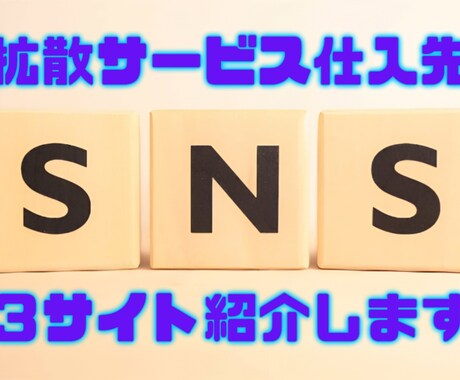 転売OK★SNS拡散サービスの優良仕入れ先教えます フォロワーやイイネが欲しい！そんな方におススメの優良３サイト イメージ1