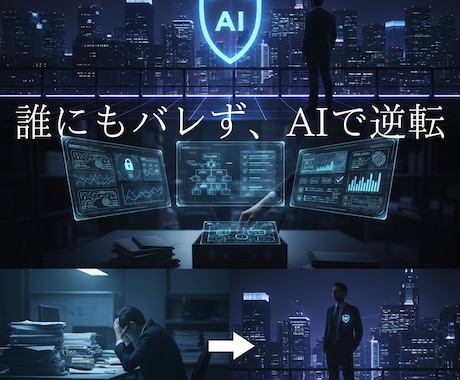 バレずに人生逆転！AIで負の体験を資産に変えます 【完全匿名】絶望をAIで資産に変え、収益化する逆転術！ イメージ1