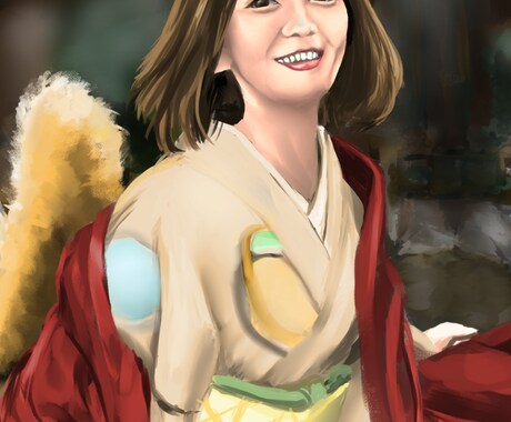 お写真をもとに似顔絵をかきます ご要望にできる範囲で精一杯対応させていただきます イメージ2