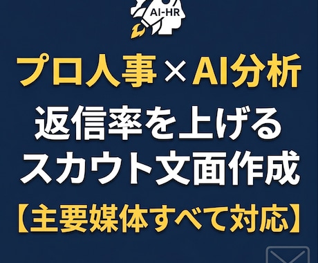 プロ人事×AI｜ビズリーチ等のスカウト作ります イメージ1