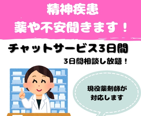 不安・落ち込み・つらい…そんな思い聞きます 現役薬剤師、うつ病持ちがあなたの不安に寄り添います！ イメージ1