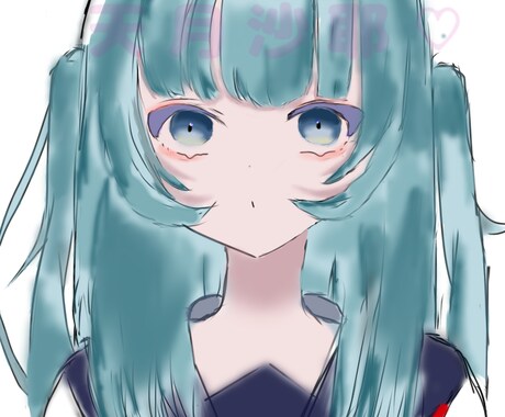 アイコンなどに使える女の子のイラスト描きます イメージ1