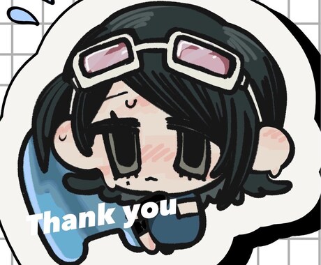 商用利用可能！夏っぽいデフォルメキャラ描きます その子だけの夏モチーフイラスト描きます！ イメージ2