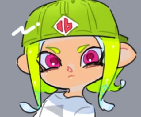 SNS等で使えるアイコン描きます スプラトゥーンキャラクターのアイコンを描かせて頂きます！ イメージ1