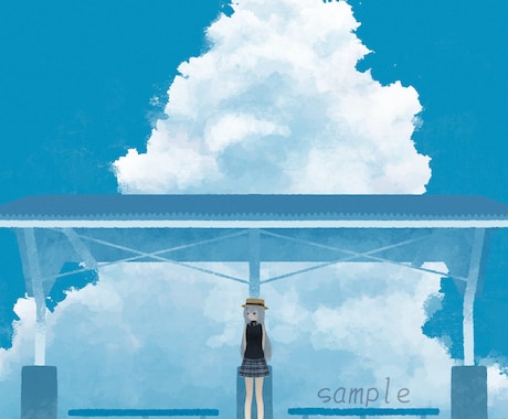 ３名様限定！残り１名様！イラスト制作全般します 空気感のある「主線なしイラスト」を制作します。 イメージ1