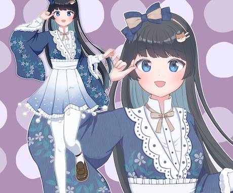 商用利用◎IRIAM等立ち絵制作します IRIAM動作確認込み！目を引く可愛くて柔らかい立ち絵 イメージ2