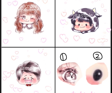 snsアイコン制作致します イメージ1