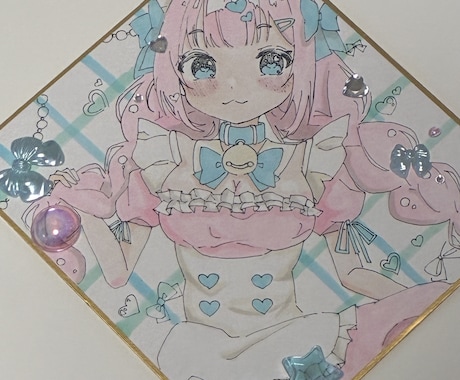 可愛いイラスト制作します 可愛いを1枚に!!♡パステルカラー、デコ イメージ1