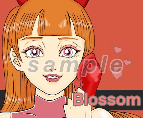ガールズイラストアイコンお作りします 外国ガールズ　アメコミ　おしゃれ　オリジナル　キャラクター風 イメージ2