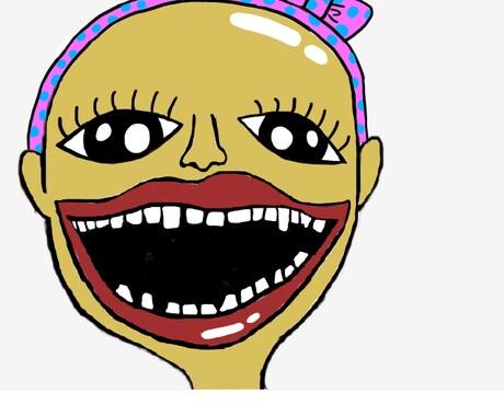 シュールなキモカワイラスト作成します とにかく変な絵、シュールな絵を描くのが好きです イメージ1
