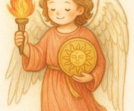 urial⭐︎イラストとメッセージをお届けします 大天使Uriel（ウリエル）のイラスト＆メッセージ イメージ1