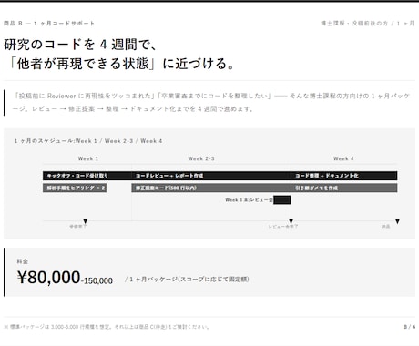 論文品質で解析コードを準備したい方を伴走します Reviewer にコード品質を問われた修士・博士へ イメージ2