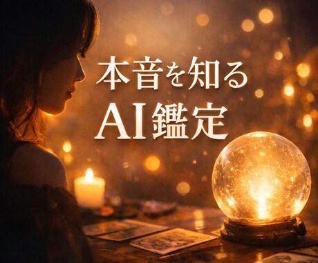 忖度なしAI占いで斬ります 真実を知ることは怖い。でも、知った瞬間から未来は変わる。 イメージ1