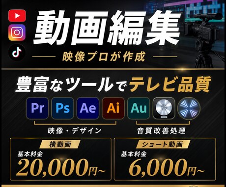 高品質動画編集承ります イメージ1