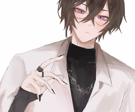 イラストや立ち絵を美しい厚塗りで描きます 背景なしの人物イラストから配信で利用できる等身イラストの制作 イメージ2