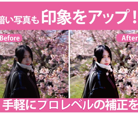 写真を明るく加工・不用物削除します 【1枚125円】スマホの写真をプロレベルに補正【即日対応可】 イメージ1