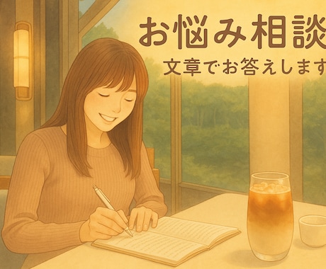 あなたのお悩みに心を込めた文章でお答えします 心がホッとするお守りのようなメッセージをお届け イメージ1