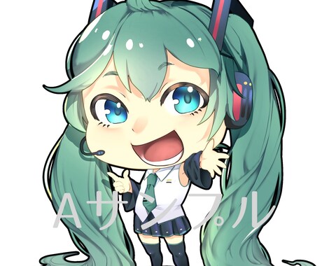 ちびキャラを制作します 厚塗り系orアニメ調デフォルメキャラをお作りします！ イメージ1