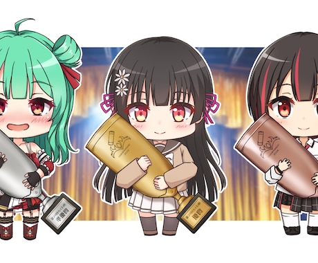 Eスポーツや催物の景品等のイラスト制作します 大会主催者様向け★ 景品・プレゼント制作サービス イメージ1